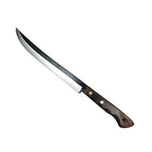 Ekco Flint Stainless Vanadium Carving Slicing Knife With Wood Handle